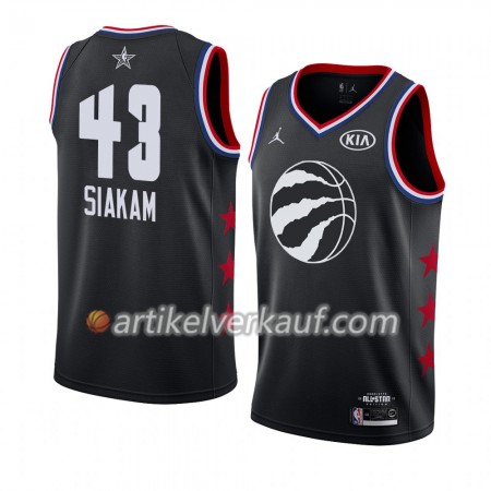 NBA Toronto Raptors Trikot Pascal Siakam 43 2019 All-Star Jordan Brand Schwarz Swingman - Herren